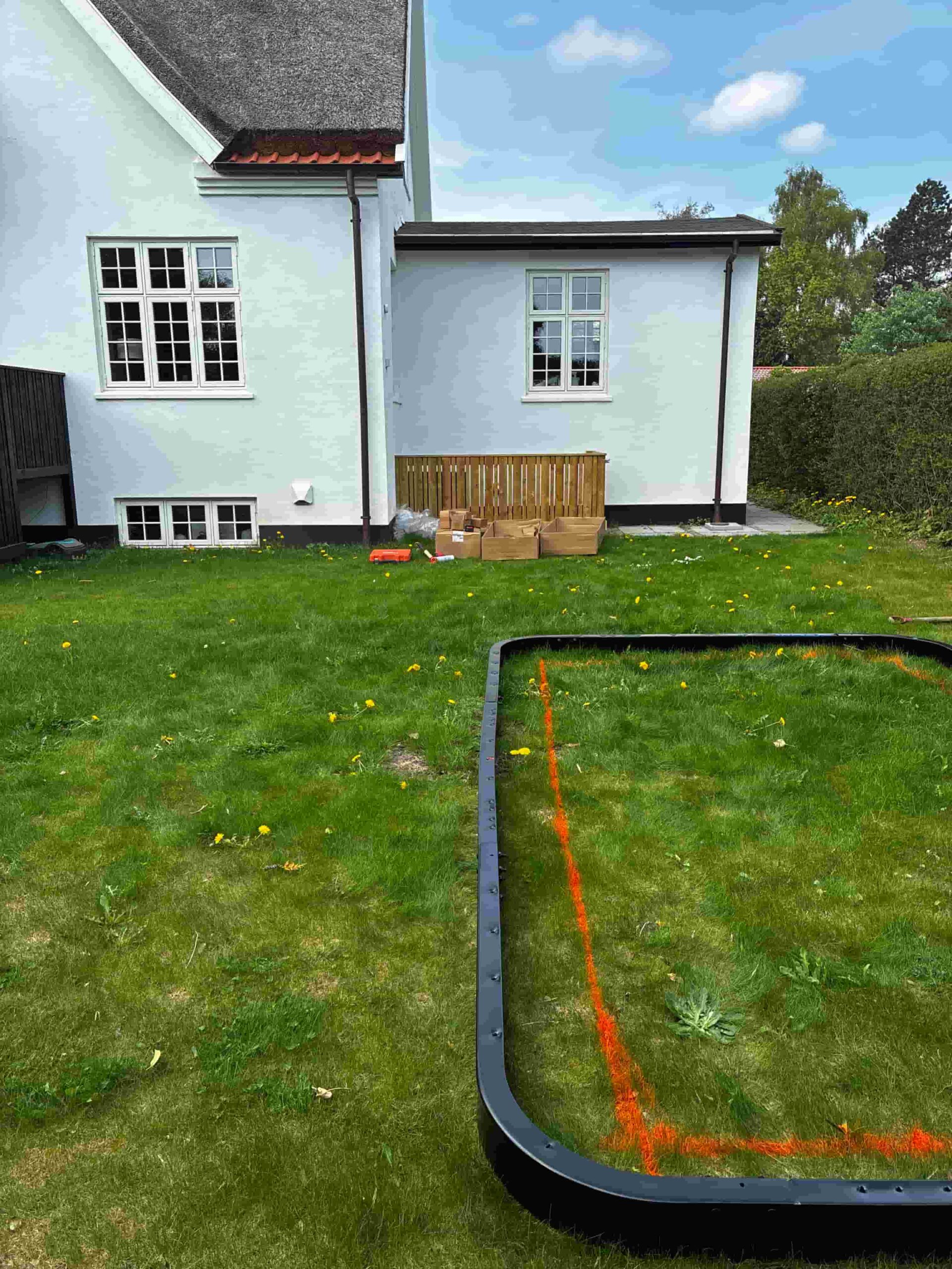 Nedgravet trampolin i have